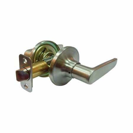 BOOK PUBLISHING CO Olympic Lever Satin Stainless Steel Metal Privacy Lever Knob with 3 Grade Right Handed GR1677546